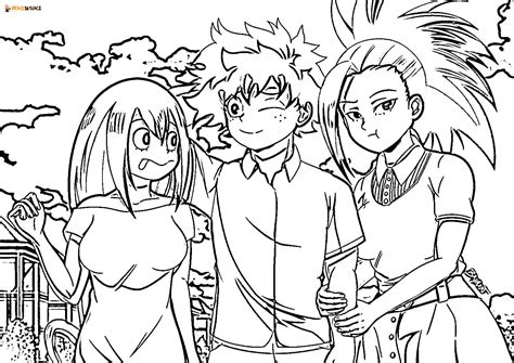 Coloriage My Hero Academia Coloriages Gratuits Aniyuki