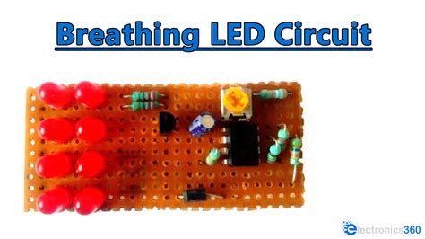 How To Make A Breathing Led Circuit Using Lm358 Op Amp Ic Diy