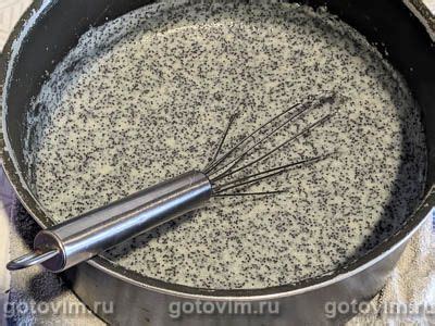 Пирог с маком и творогом. Рецепт с фото