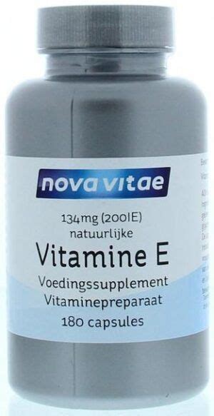 Vitamine E 200 IE 180 Capsules Nova Vitae Nova Vitae