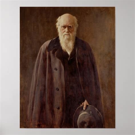 Portrait of Charles Darwin 1883 Poster | Zazzle