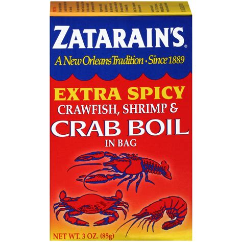 Zatarain S Crawfish Shrimp Crab Boil Extra Spicy Seasoning In Bag 3