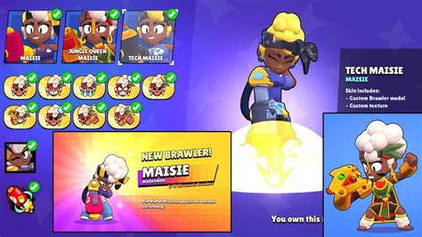 All Maisie Skins in Brawl Stars