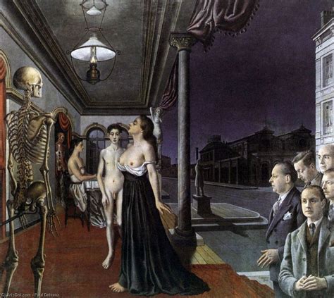 Gravura De Qualidade De Museu O Museu Spitzner Por Paul Delvaux