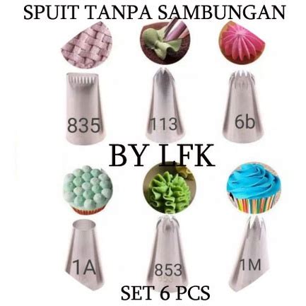 Jual IMPORT TANPA SAMBUNGAN SPUIT SET 6PCS 1M 835 6b 113 1A 853