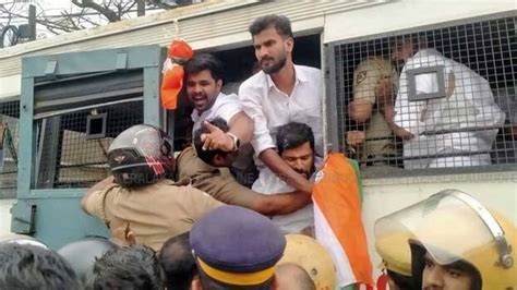 Youth Congress Stages Statewide Protests Against Rahul Mamkootathils