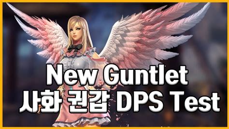 Blade And Soul Kfm New Guntlet 블소 권사 사화 권갑 완성 Dps Test Youtube