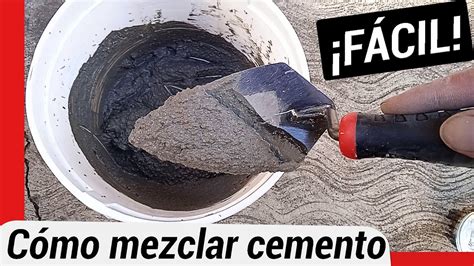 C Mo Hacer Cemento Para Reparaciones Youtube