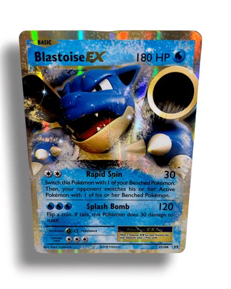Pokemon Tcg Blastoise Ex 21108 Evolutions Appleby Games