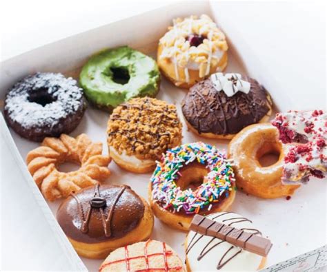 Doughnut Dozen Assorted Or Original Flower Gift Korea