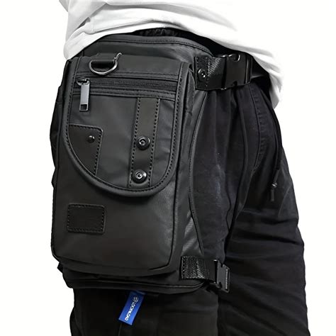 Bolsa De Pierna De Nailon Impermeable Para Hombre Ri Onera Multifunci N