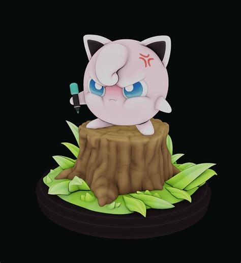 Jigglypuff - Pokemon 3D Model by Wsonuchiha3D