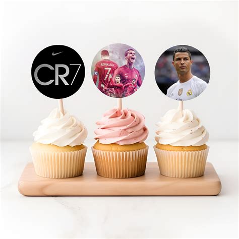 Cristiano Ronaldo 2 Cupcake Toppers Instant Download Digital File Etsy