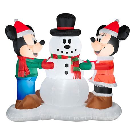 5.151-ft Internal Light Mickey Mouse Christmas Inflatable in the ...