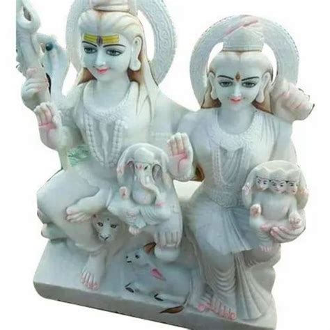 Hindu Feet Marble Shiv Parivar Statue Temple At Rs In