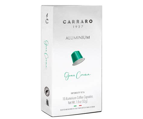 Кофе в капсулах Carraro Gran Crema Nespresso 10 шт цена 136 грн