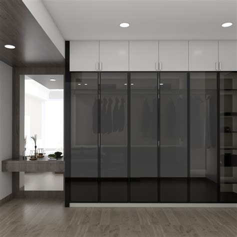 modern spacious wardrobe design idea  loft livspace