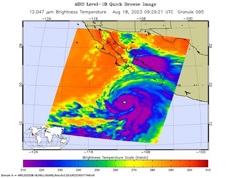 Nasa S Airs Instrument Captures Hurricane Helene Airs