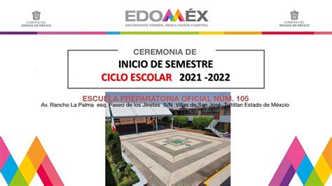 Inicio De Semestre Ciclo Escolar Escuela Preparatoria