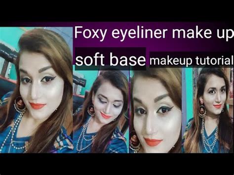 Foxy Eye Liner Make Up Tutorial Foxy Eyeliner Make For Bignner Stey By