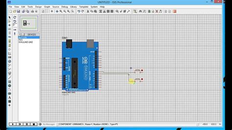 Switch Arduino Simulation Using Proteus The Electronics Youtube