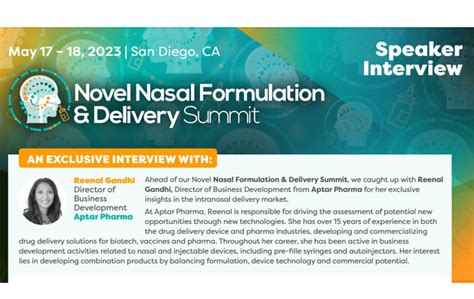 Exploring Systemic Nasal Delivery Systems Formulations Aptar