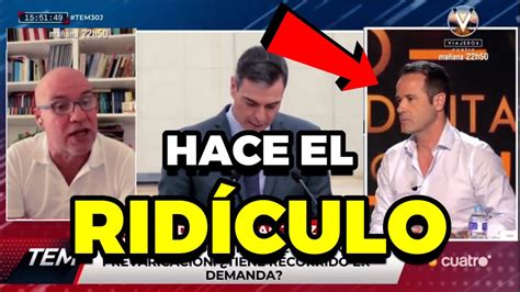 Este Magistrado Desmonta En Directo Al Periodista Javier Chicote