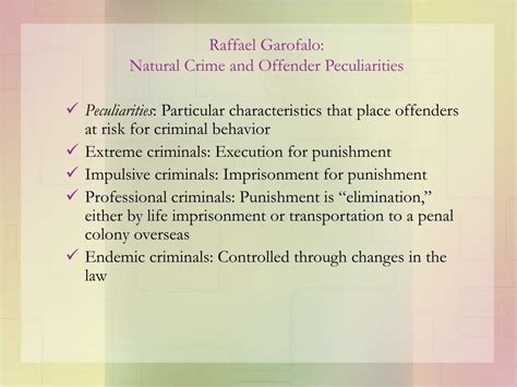 Ppt Chapter 3 The Early Schools Of Criminology And Modern Counterparts Powerpoint Presentation