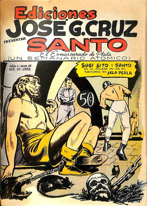 SANTO EL ENMASCARADO DE PLATA 1952 JGC 15 Ficha de número en