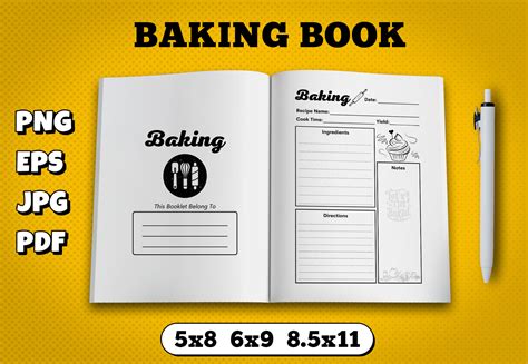 Baking Book Amazon Kdp Interior For Kindle Publisher By Tivecreate