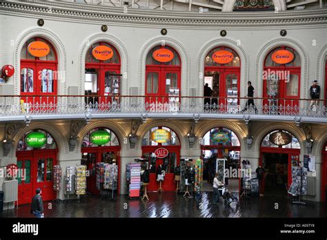 The Corn Exchange Shopping Centre In Leeds Yorkshire England Stock