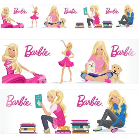 Adesivo Decorativo Border Faixa Infantil Barbie Mod078 Elo7