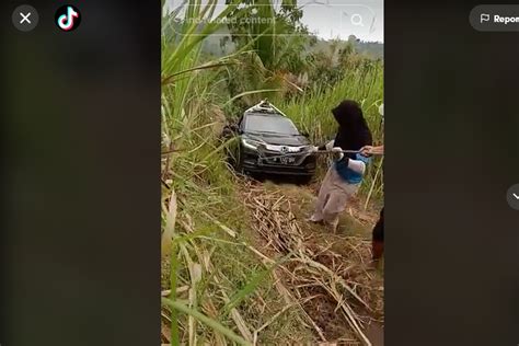 Foto Viral Mobil Google Maps Nyasar Sampai Ke Tengah Kebun Netizen