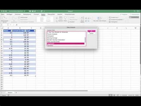 Tutorial P Wert Berechnen Mit Microsoft Excel Datenanalyse YouTube