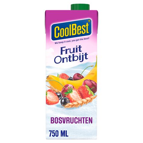 Coolbest Fruitontbijt Bosvruchten Per Pak 750 Ml