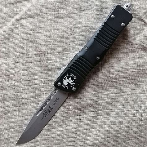 Нож Microtech Combat Troodon Drop point Stonewash