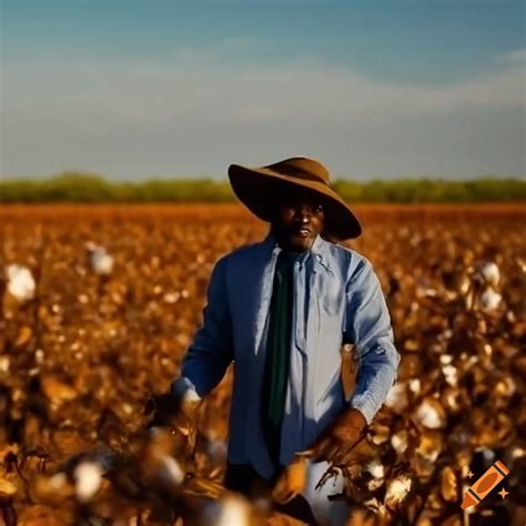 Black Man In Cotton Fields On Craiyon