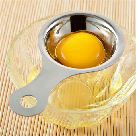 Egg Yolk Separator Stainless Steel Egg White Separator ，dishwasher