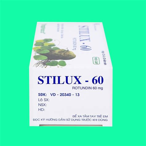 Thuốc Stilux 60 là thuốc gì? giá bao nhiêu? có tốt không? mua ở đâu?