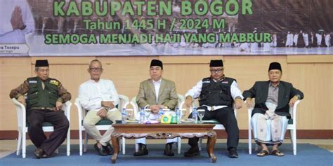 Pemkab Bogor Lepas Kloter Kedua Jamaah Haji Menuju Tanah Suci Setda