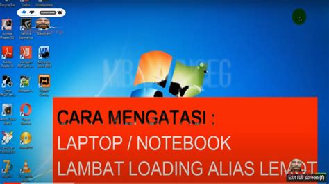 Cara Mengatasi Laptop Lemot Dijamin Ampuh Youtube