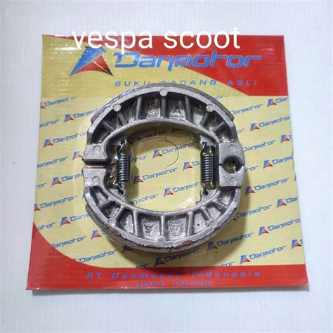 Kampas Rem Belakang Vespa Lx S Matic Original Danmotor Lazada Indonesia