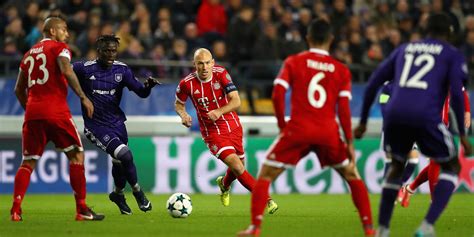 Line-ups: Anderlecht vs. FC Bayern - Champions League 17/18