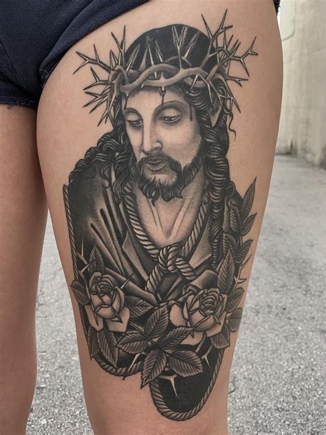 Top 74+ tattoo designs of jesus face best - in.coedo.com.vn