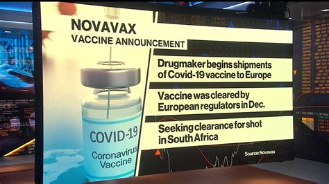 Watch Novavax Begins Shipping Covid Vaccine To Europe Bloomberg