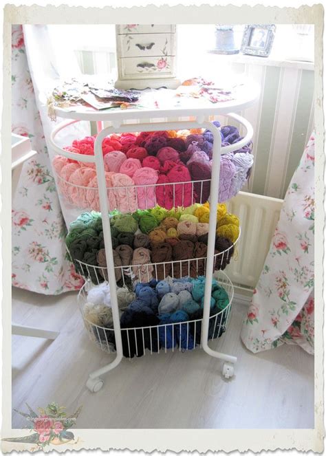 My Organizing Idea For Cotton Crochet Yarns Sprutt By Ikea Yarn