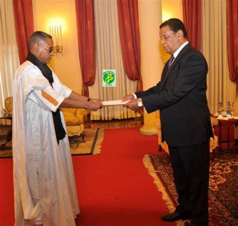 Lambassadeur De Mauritanie Addis Abeba Pr Sente Ses Lettres De