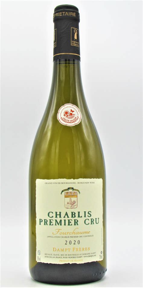 Chablis 1er Cru Fourchaume Domaine Dampt 2020 La Cave Saint Vincent