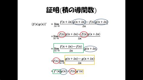 Haruka先生の数学証明シリーズ 積、商の微分 Youtube