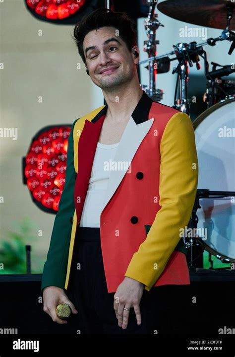 New York Ny Usa August 19 2022 Panic At The Disco Perform On Nbcs Today Show Concert